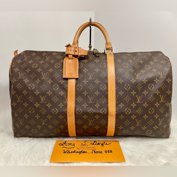 LV Keepall 55 Boston Bag - Wyld Blue